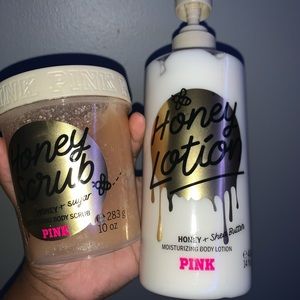 Honey Lotion and Scrub Set